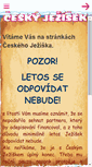Mobile Screenshot of prani.ceskyjezisek.cz